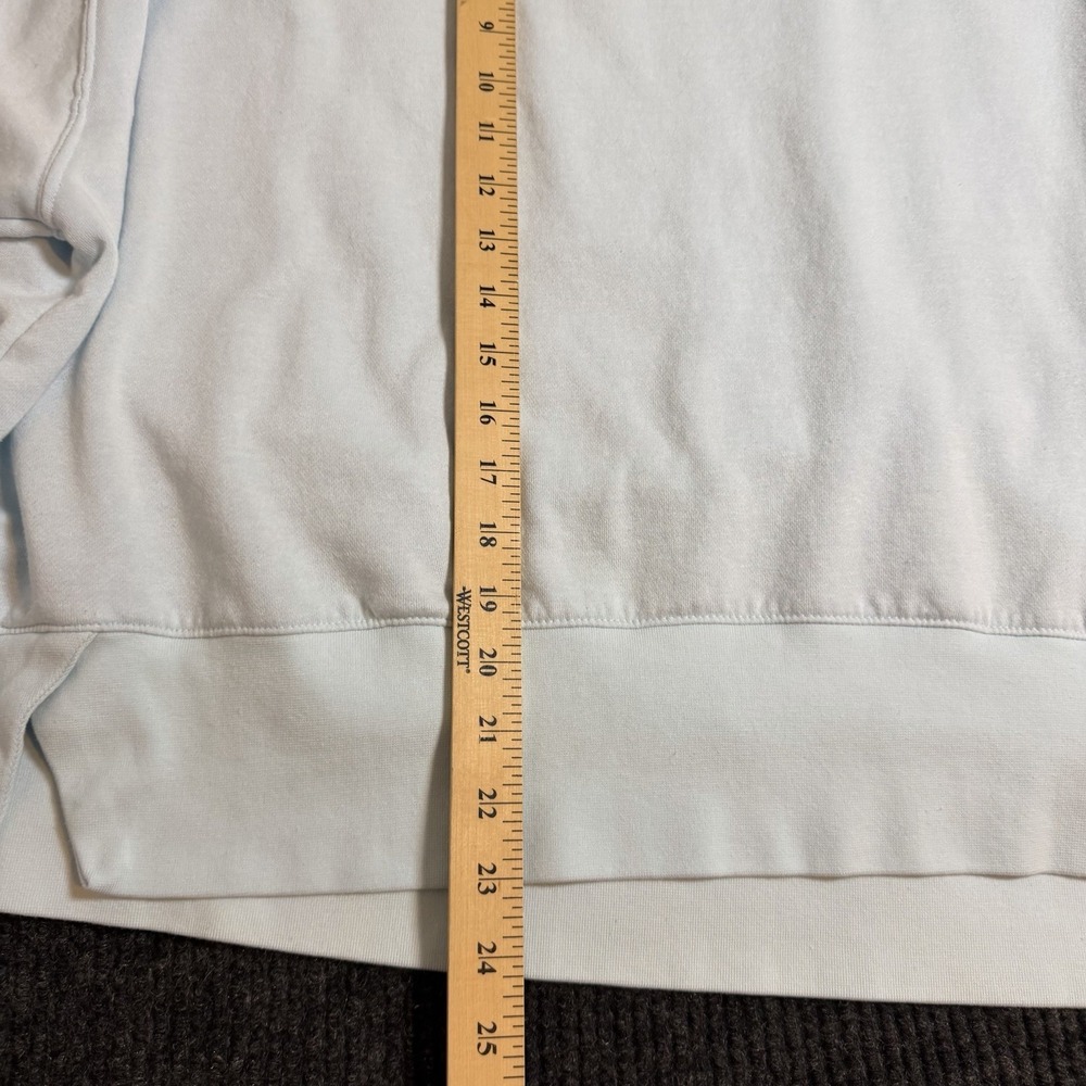Nike Sweatshirt Womens 2X Sky Blue Crewneck Fleece Logo Oversized Pullover - Picture 5 of 8